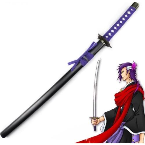 Bleach Muramasa Kuchiki Kogar Katana Anime Cosplay Wooden Sword Knife Blade Weapon Cosplay Props for Halloween Shipping Free