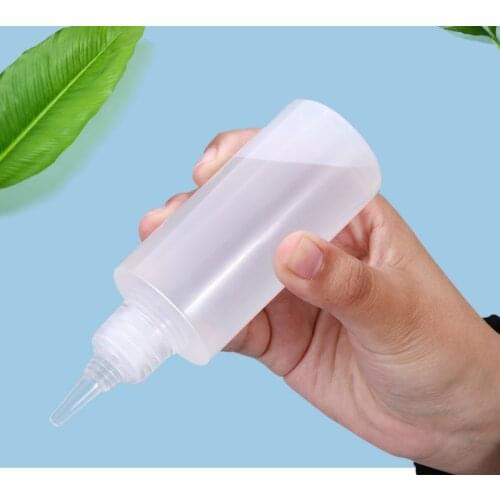 30ML 60ML 100ml dropper bottles Empty Liquid dispenser Oil,Glue,paint storage container soft PE material 20PCS/lot