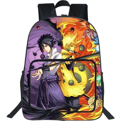 16 Inch Japan Anime 3D Print Backpacks For School Teenagers Boys Girls New Travel Zipper School Bags Childrens Bookbag Knapsack