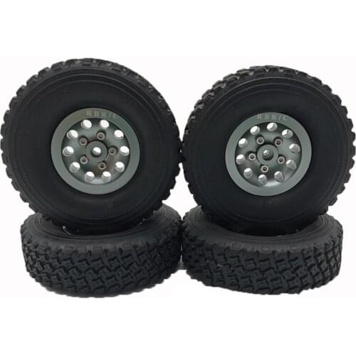 4PCS Upgrade Metal RC Car Wheel Hub Rim Spare Parts Replacement For WPL B14 B24 C24 C34 MN45 MN99s MN-D90 Repair Tool Parts