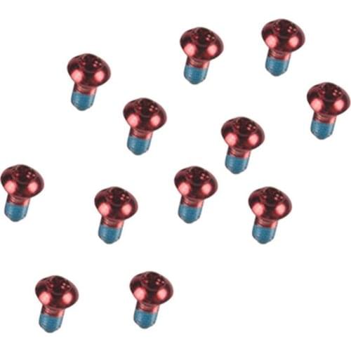 40%HOT 12Pcs M5x10mm Mountain Bike Bicycle Disc Brake Rotor Steel T25 Torx Bolts Screws