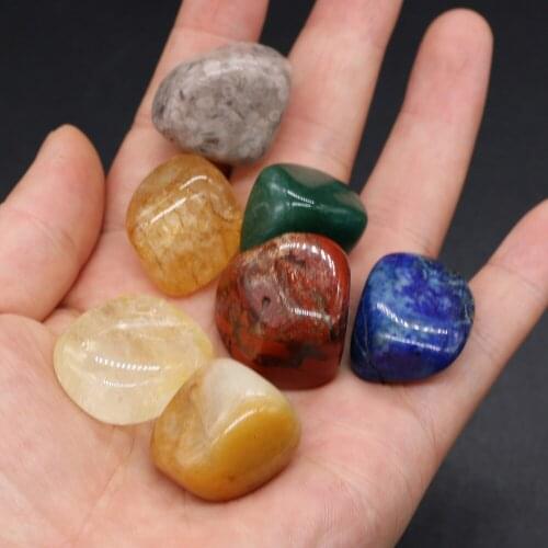5Pcs Stone Crystal Natural Mineral Stone Beads Irregular Agates Tiger Eye Jades Loose Beads DIY Crafts Jewelry Chakra Healing