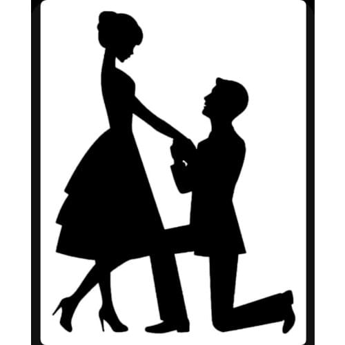 To Marry Him Shape Metal Cutting Die DIY for Scrapbooking Decoration Crafts