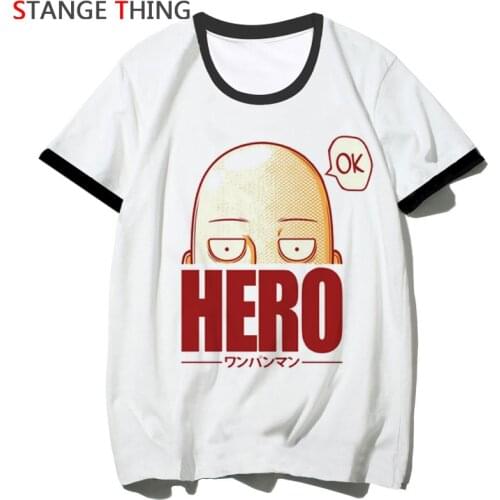One Punch Man Printed T Shirt for Men/women Hero Saitama Cool Cartoon T-shirt Anime Fashion Tshirt Hip Hop Top Tees Male/female