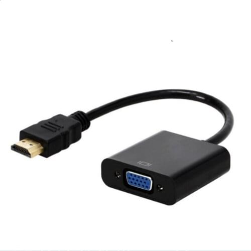 Hd 1080p Hdmi-compatible To Vga Adapter Converter Cable For Xbox Ps4 Pc Laptop Tv Box To Projector Display Hdtv