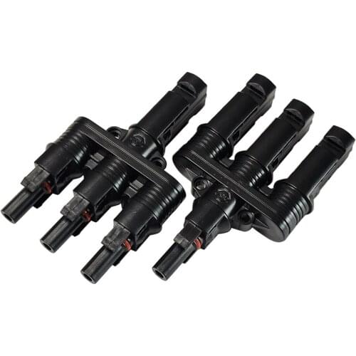 JKM Solar Panel T Y 2 3 Branch Connector Cable Splitter male to female portable solar panel connector coupler assembler
