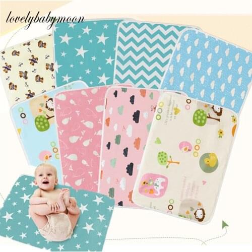 Reusable Baby Changing Mats Cover Baby Diaper Mattress Diaper for Newborn Cotten Waterproof Changing Pats Flool Play Mat