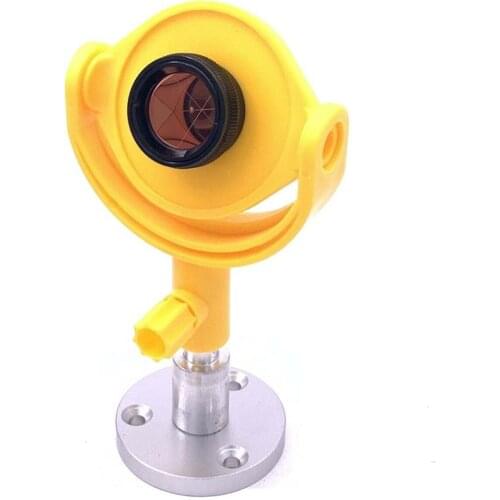 Tilting brackets with 25.4mm copper coated mini prism and base for total station