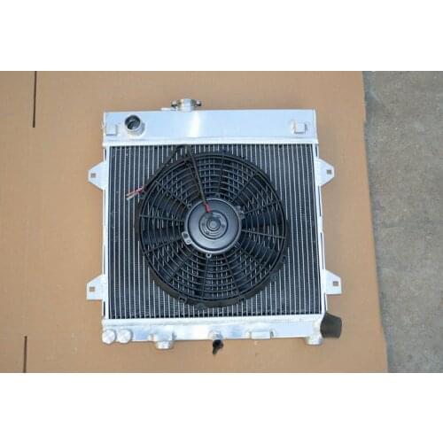 NEW Aluminum radiator & FAN for BMW E30 M10 316i 318i MT 1982-1991 83 84 85 86 80 90 91