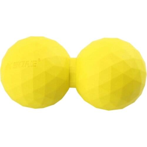 New-KSONE Fitness Peanut Massage Roller Ball Double Lacrosse Ball Yoga Foam Massage Roller for Back/Neck Muscle Deep Tissue