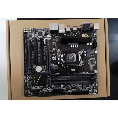 Original motherboard for Gigabyte GA-B150M-D3H DDR4 LGA 1151 USB2.0 USB3.0 64G B150M-D3H used Desktop motherboard