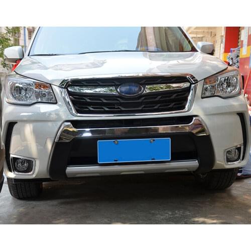 Fit For Subaru Forester 2013 2014 2015 2016 High quality Car Front Bumper Protector Bull Bar Tow Eye Skid Cover