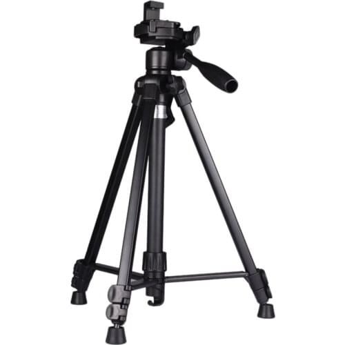 KINFUTO Camera Tripod,Portable Travel Tripod With Phone Clip For SLR DSLR Camcorder Tripod Stand For Live Streaming/Work