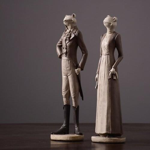 Nordic home furnishing decor craft American village hand made luxury wedding gifts lovers frog creative wedding present