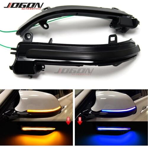 LED Dynamic Turn Signal Side Mirror Sequential Light Indicator For BMW 1 2 3 4 Series X1 F20 F21 F22 F30 F31 F34 F32 E84 i3
