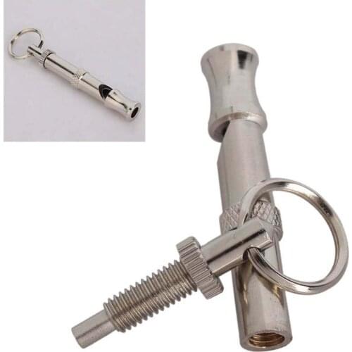 Puppy Control Deterrent Whistle Pet Dog Training Whistle Sound Repeller Stop Barking Tool Whistle Ultrasonic Cat Flute Keychain