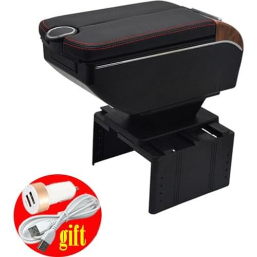 Universal Car Armrest Box Auto Storage Box Modification Accessories Multi-function Adjustable Width Central Hand Organizer