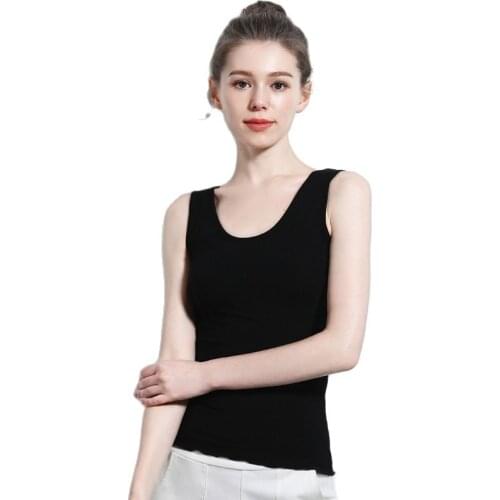 Women Cotton Tank Top T-Shirt Sports Gym Fashion Casual Sleeveless Tee Plus Size Stretchy Blouse