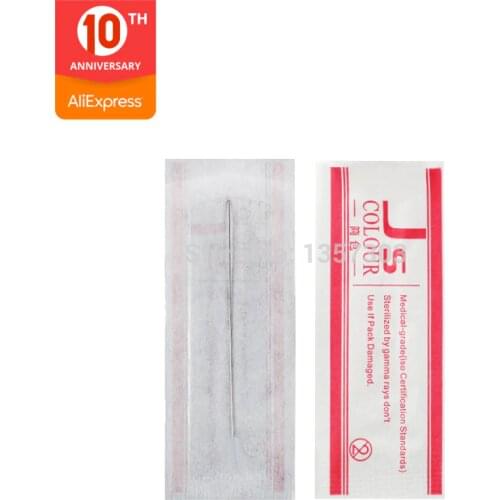 1R Makeup Eyebrow Needles Sterilized 100pcs Permanent Makeup Needles Tattoo Needle free shipping