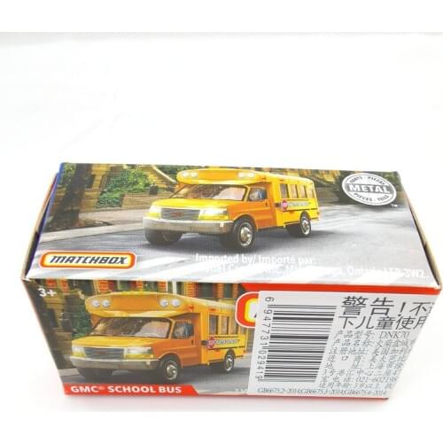 2019 Matchbox Cars 1:64 Car GMC SCHOOL BUS Metal Diecast Alloy Model Car Toy Vehicles
