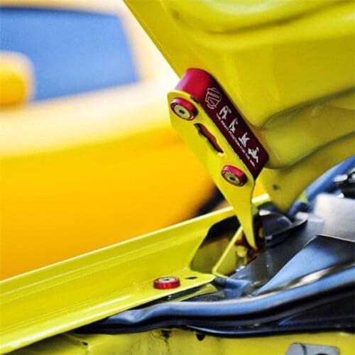 Car Billet Aluminum Racing Hood Spacer Risers Set Fender Washer For 88-00 Honda Civic CRX/90-01 For Acura Integra