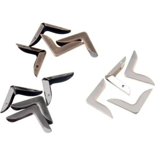 Free Shipping 50PCS Book Scrapbooking Albums Menus Folders Corner Protectors 23x32mm(Fit 4mm thick)