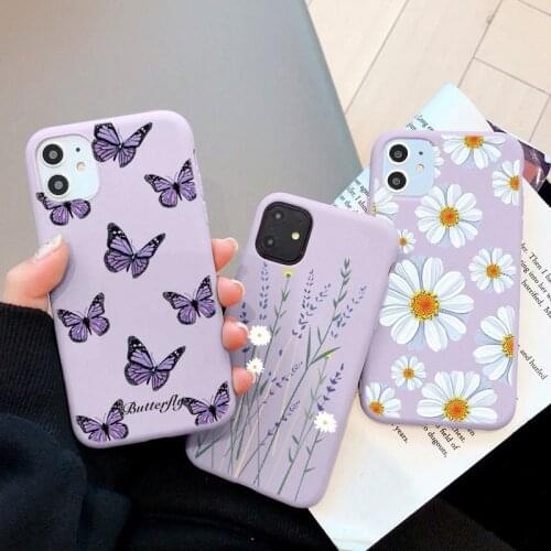 Case For Samsung Galaxy A02S A10 A12 A20E A21S A31 A32 A40 A50 A51 A52 A71 A72 S8 S9 S10 S20 S21 FE Plus Ultra Flower TPU Cover