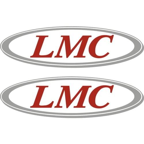 For 2 x LMC 60cm 17,4cm aufkleber sticker wohnmobil camper wohnwagen caravan Car Styling