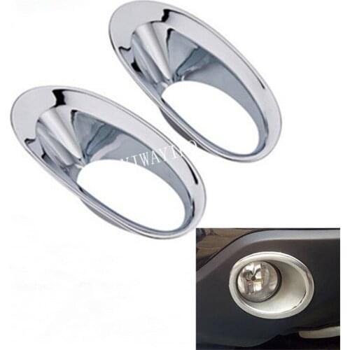 For Honda CR-V CRV 2011 Front Bumper Fog Light Trim Rim Lamp Cover Cap Car Styling Reflective Sticker Kit Accessories