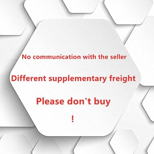 Different supplementary freight No communication with the seller Please don't buy