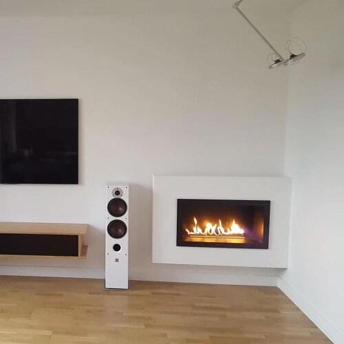 Inno living fire 36 inch bio ethanol kominki inset real flame electric fire