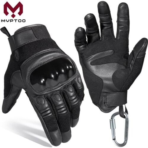 Motorcycle Leather Gloves Men Moto Racing Mittens Bicycle Cycling Motorbike Motocross Touchscreen Glove Summer Riding Equipment