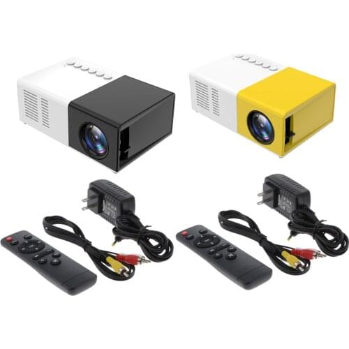 Mini Projector LED HD 1080P Home Movie Theater 10-60' Image US 2Set