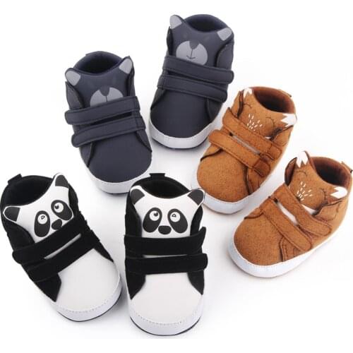2021 Fashion Autumn Fall Casual Cartoon Sneakers For Baby Girls Boys Breathable Anti-Slip Toddler Soft Soled First Walkers