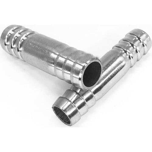 Hose Barb Equal Straight Connector OD 6mm-88mm 304 Stainless Steel Pipe Fitting Joint Water Gas Fuel