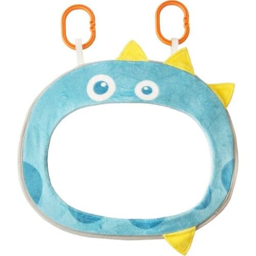 1 PCS Blue Car Baby Rearview Mirror Wide View Rear Adjustable Safety Seat Back Mirrors Toy