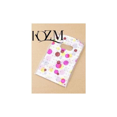100pcs/Lot Card Note Packaging Bags Note Holder Stationery Organizer Storager Pretty Mixed Pattern Plastic Gift Bag Shopping Bag