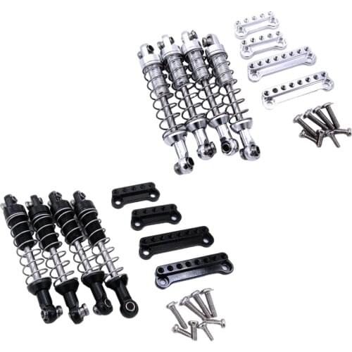 2Pairs Aluminum RC Car Shock Absorbers Replacement for MN D90 D91 D99S Model Car Spare Parts Accessories Upgrade Parts