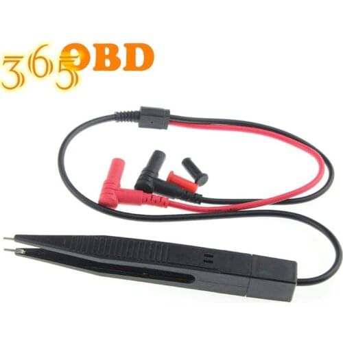 250V Gold-plated SMD SMT Chip Capacitor Test Clip Tips Probe Leads Wires Gold-plated Probes for Resistor Multimeter Capacitor