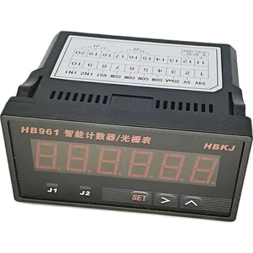 6 digital read out DRO HB961 pulse raster linear encoder indicator meter counter controller 2 relays out