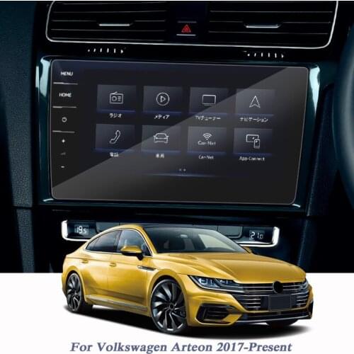 Car Styling GPS Navigation Glass Dashboard TPU Screen Protective Film For Volkswagen Arteon 2017-Present Sticker Auto Accessory