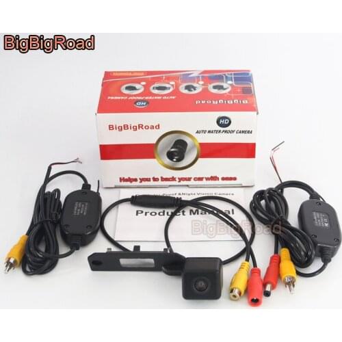 BigBigRoad Car Rear View Backup CCD Camera For Skoda Superb / Seat Altea 5P5 / 5P8 Leon 1P1 Ibiza 6J Hatchback / Inca 2006-2012