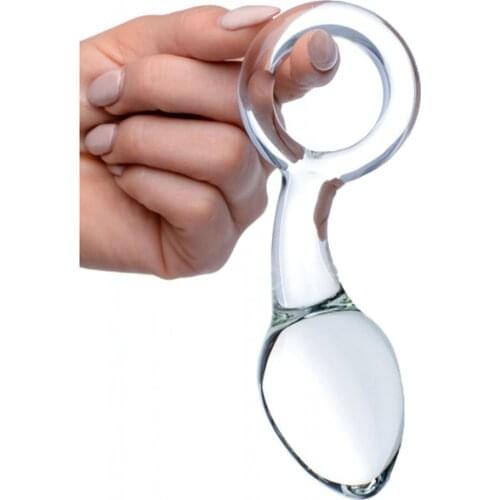 Big Ball Crystal Glass Dildo Anal Plug Prostate Massager G-spot Masturbation Sex Products Erotic Toys For Women Lesbian Gay game