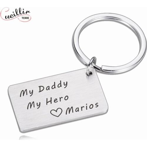Fathers Day Custom Keychains Keyring Gift For Him Husband Dad Couples Gifts Birthday Gift For Fathers Day Gift Anniversary Gift