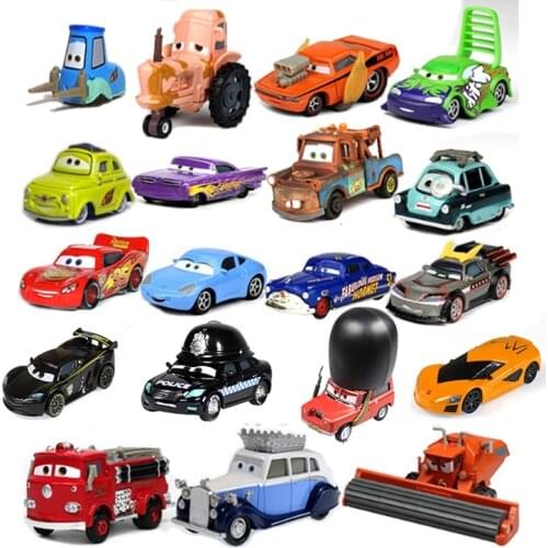 Disney Pixar Cars 3 2 1 %100 Original METAL Diecast Cars McQueen Wingo Boost Dj Diecast Toys For Kids Xmax Gift