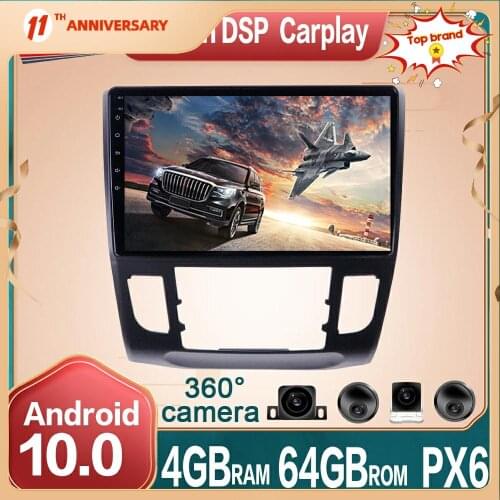For Honda Crider 2013 - 2016 Android 10 Car Multimedia Radio Player 360 Panoramic Camera PX6 4G+64GB Car GPS Navigation DVD DSP