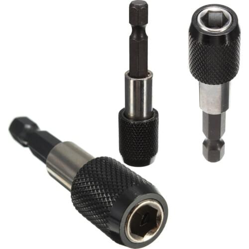 Hot 1PC 1/4" Impact Driver Shank Quick Change Holder Hex Bit Drill Chuck Adaptor Micro Adapter Socket Driver