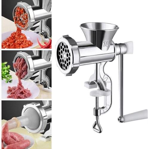 Manual Meat Grinder & Sausage Noodle Dishes Handheld Making Gadgets Mincer Pasta Maker Crank Home Kitchen Cooking Tools