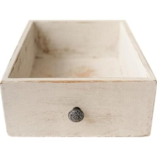 Newborn Photography Prop Baby Photo Props Wooden Drawer Frame Shooting Prop GXMB