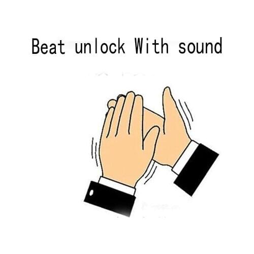 Real Life Room Escape Game props authorities with sound music clap Applause rhythm can trigger open lock / light